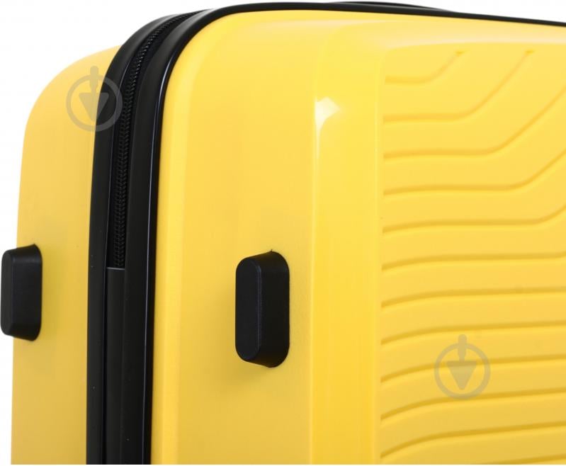 Чемодан Compass PP-849 M желтый - фото 8