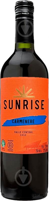 Вино Sunrise Carmenere красное сухое 0,75 л - фото 1