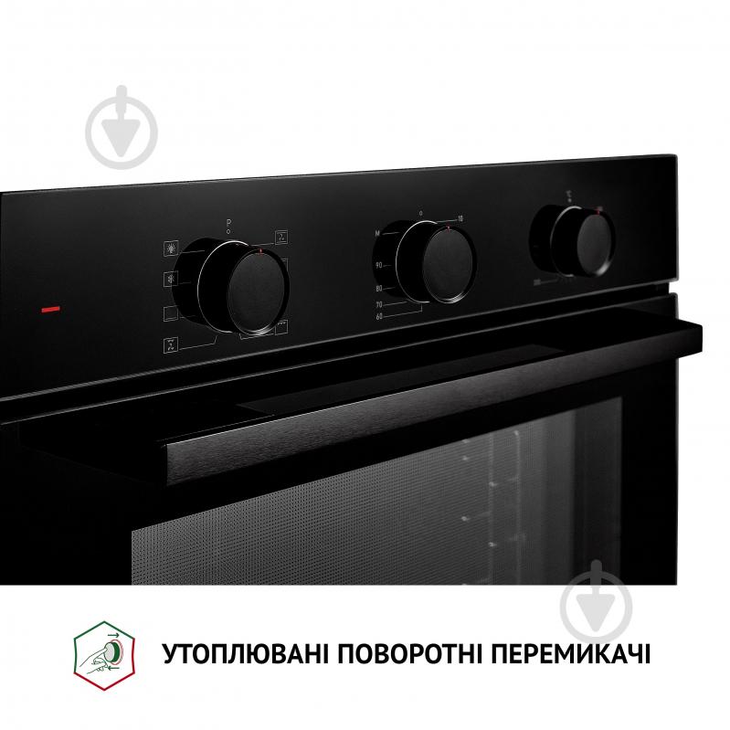 Духова шафа Perfelli DIAMOND 6M8L NERO електрична вбудовувана - фото 8