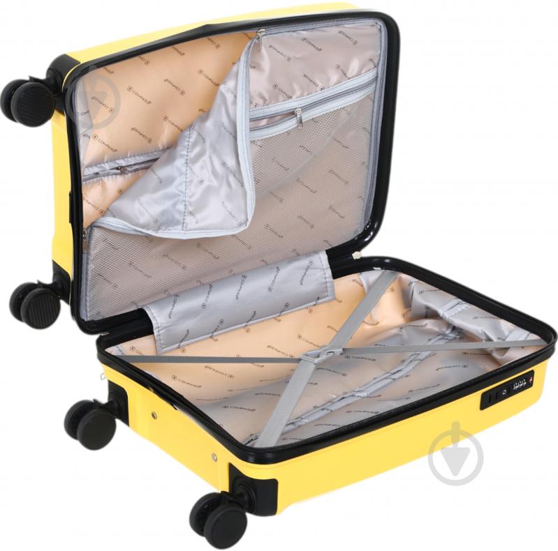 Чемодан Compass PP-849 S желтый - фото 9 Чемодан Compass PP-849 S желтый - фото 9