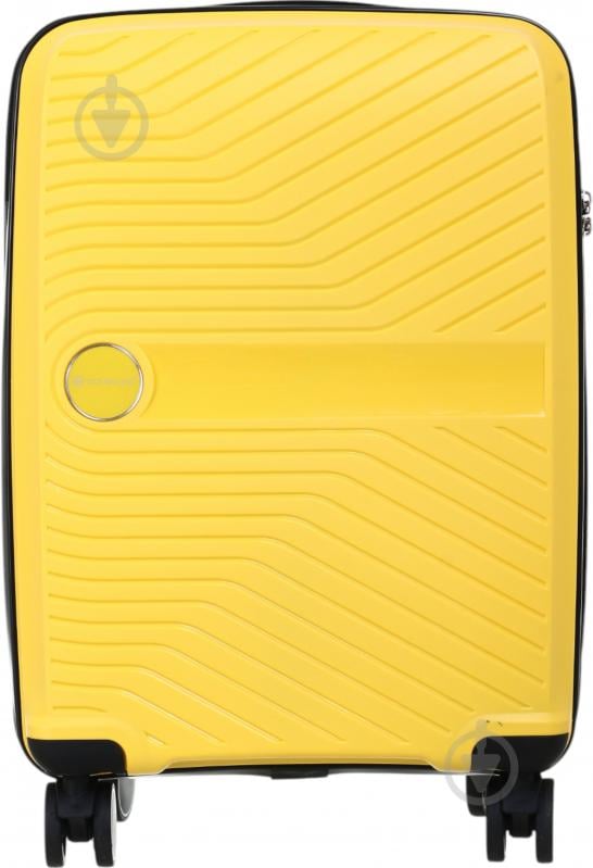 Чемодан Compass PP-849 S желтый - фото 1 Чемодан Compass PP-849 S желтый - фото 1
