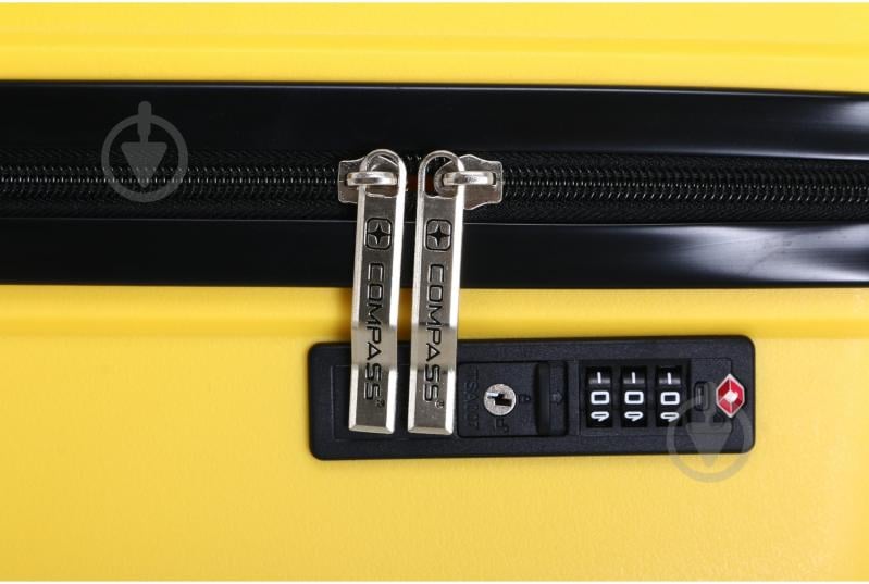 Чемодан Compass PP-849 S желтый - фото 7 Чемодан Compass PP-849 S желтый - фото 7