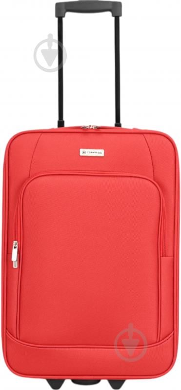 Валіза Compass MS-2502 30 л червоний 36x20x54 см S - фото 1 Валіза Compass MS-2502 30 л червоний 36x20x54 см S - фото 1