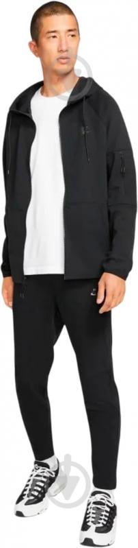 Кофта Nike M NSW TE FZ FLC HOODIE DD5284-010 р.XL чорний - фото 3
