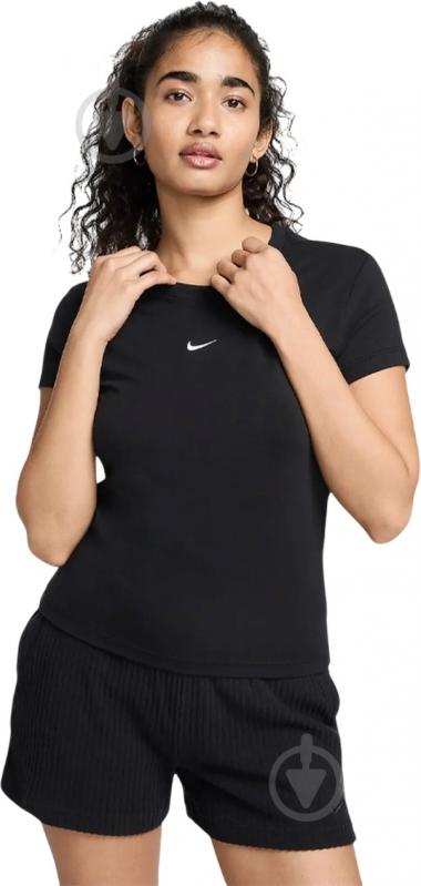 Футболка Nike W NSW NK CHLL KNT MD CRP FV5508-010 р.S чорний - фото 4
