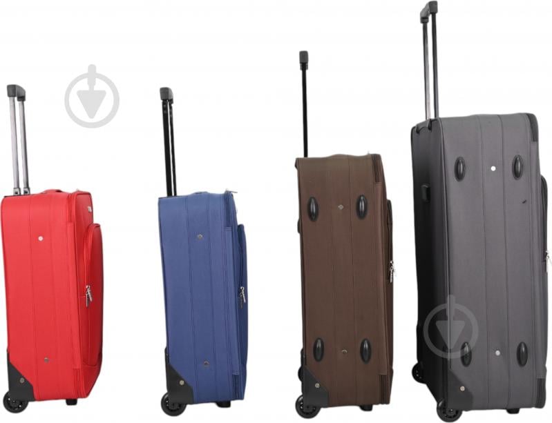 Чемодан Compass MS-2502 80 л красный 46x27x74 см L - фото 10