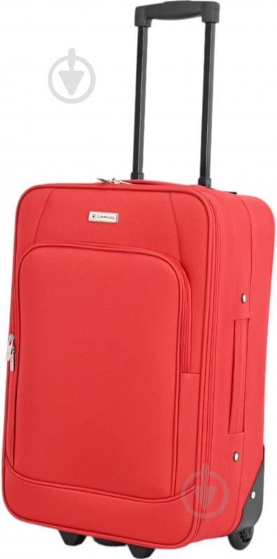 Чемодан Compass MS-2502 80 л красный 46x27x74 см L - фото 2