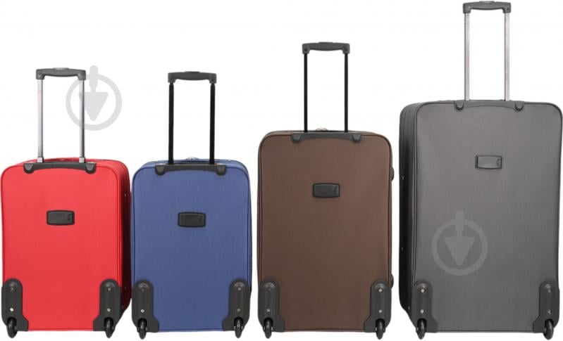 Чемодан Compass MS-2502 80 л красный 46x27x74 см L - фото 9
