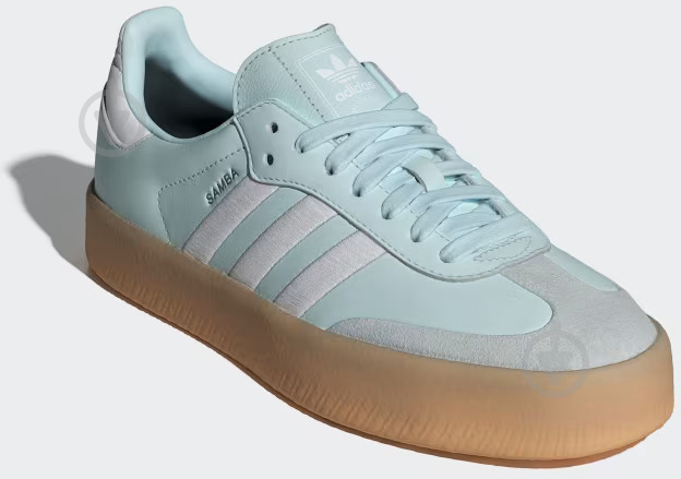 Кеды Adidas SAMBAE W ID0435 р.38 2/3 голубой - фото 3