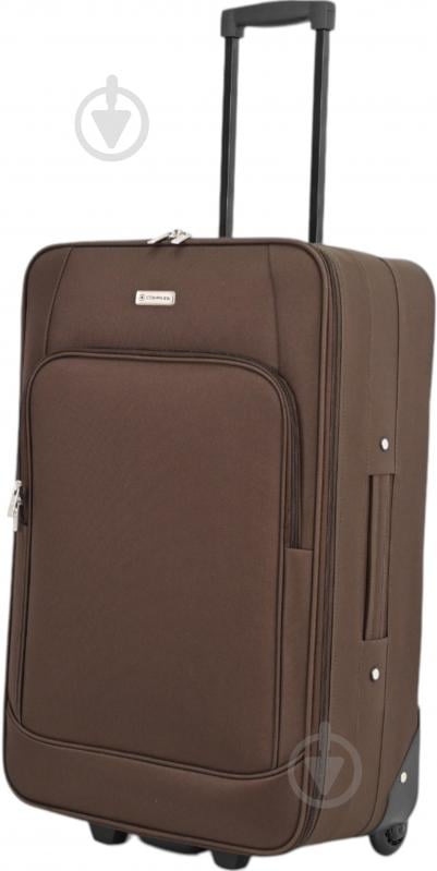 Чемодан Compass MS-2502 80 л коричневый 46x27x74 см L - фото 2