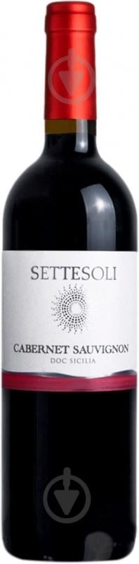 Вино Settesoli Cabernet Sauvignon красное сухое 0,75 л - фото 1 Вино Settesoli Cabernet Sauvignon красное сухое 0,75 л - фото 1
