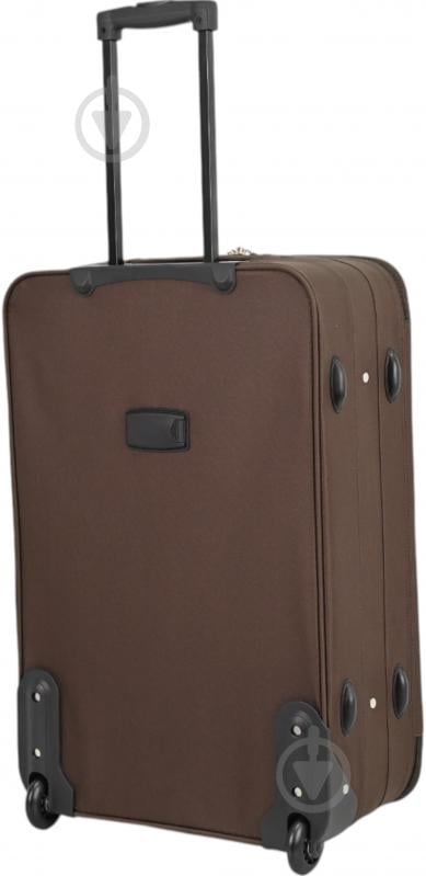 Валіза Compass MS-2502 50 л коричневий 41x24x64 см M - фото 4