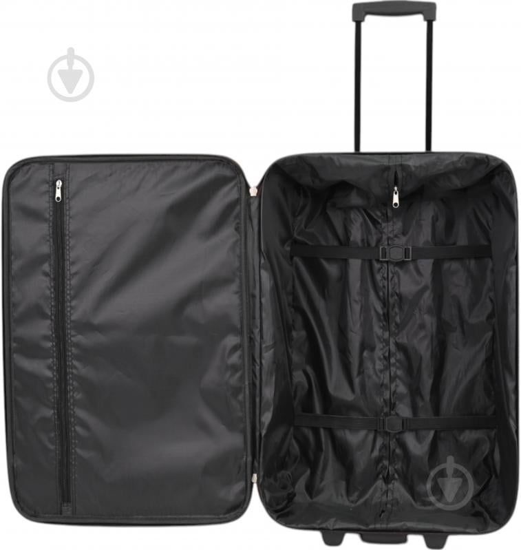 Валіза Compass MS-2502 50 л коричневий 41x24x64 см M - фото 6