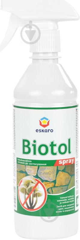 Засіб Eskaro Biotol Spray для профілактики та знищення плісняви 0,5 л - фото 1