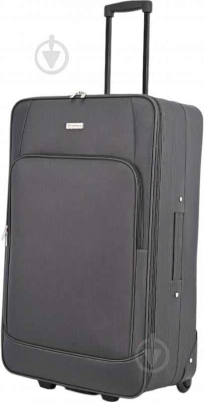 Валіза Compass MS-2502 30 л темно-сірий 36x20x54 см S - фото 2