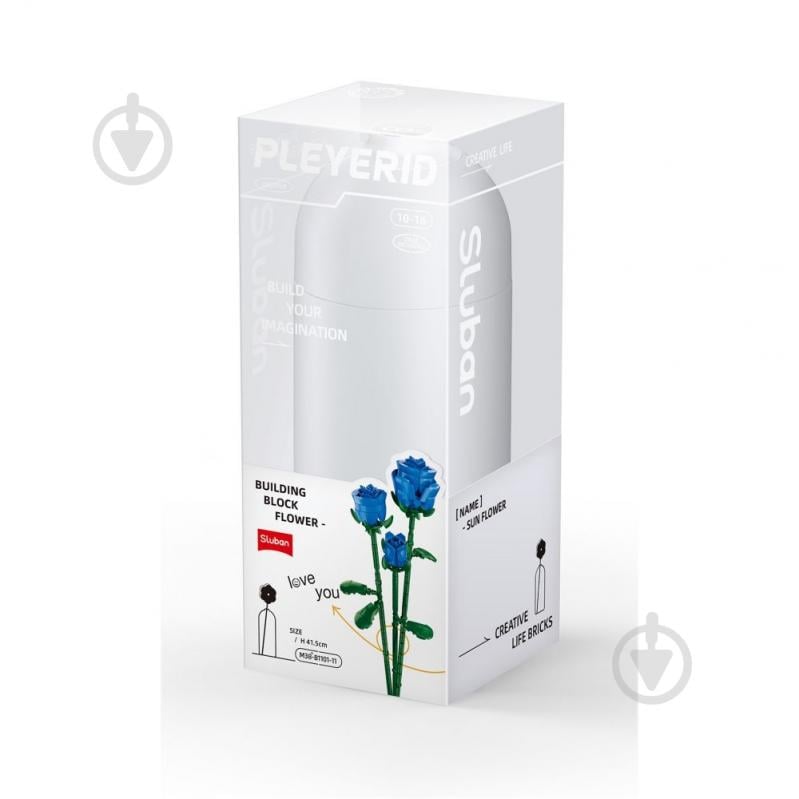 Конструктор Sluban Блакитні троянди M38-B1101-11 - фото 2