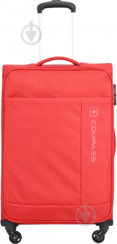 ᐉ Валіза Compass MS-2501 35 л червоний 56x38x20 см S • Краща ціна