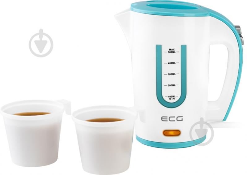 Электрочайник ECG RK 0520 white дорожный - фото 1