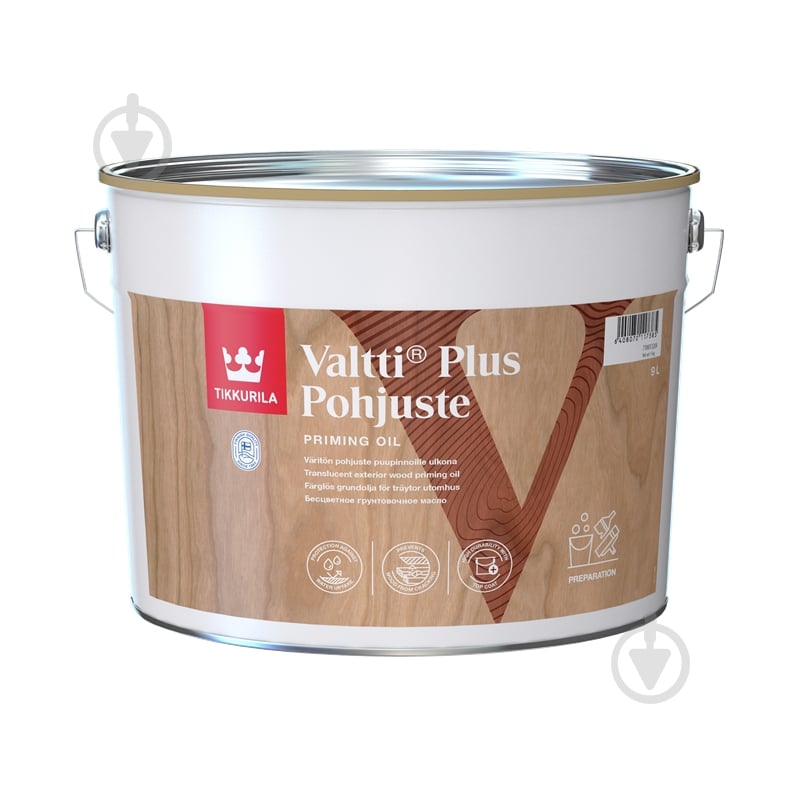 Ґрунт-антисептик TIKKURILA Валтті Плюс Праймер 0,9 л 0,867 кг - фото 1