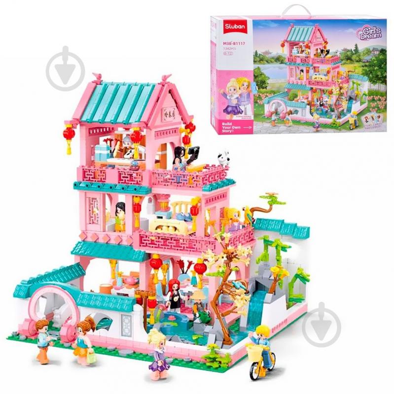 Конструктор Sluban Вилла в китайском стиле M38-B1117 - фото 1 Конструктор Sluban Вилла в китайском стиле M38-B1117 - фото 1
