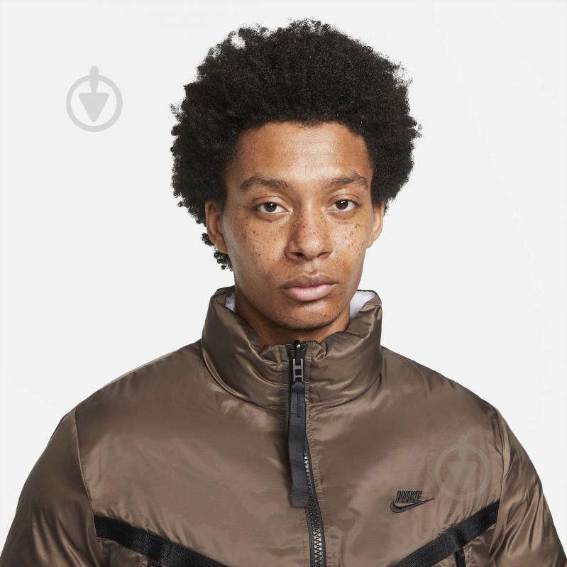Пуховик чоловічий зимовий Nike M NSW TF RPL REVIVAL REV JKT DD6974-004 р.XL коричневий - фото 5