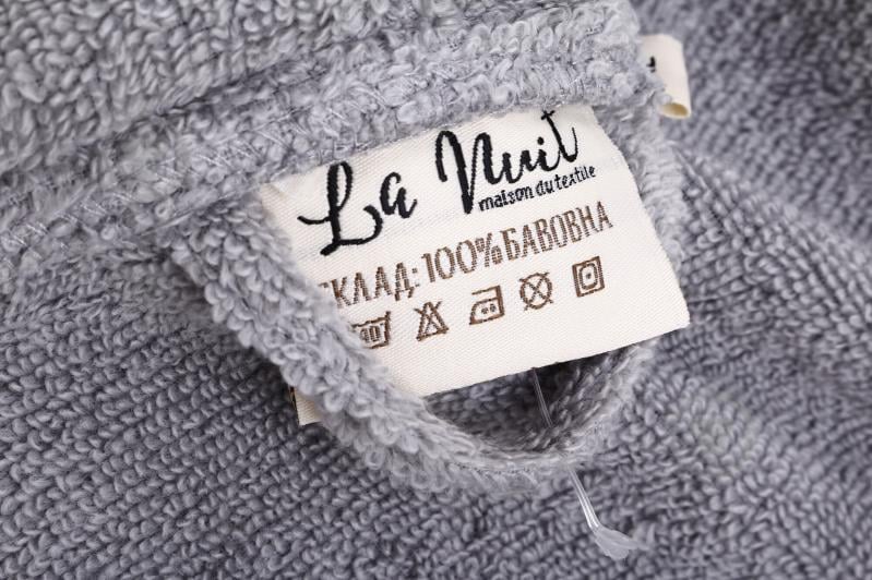 Халат La Nuit Adam р. L серый - фото 5 Халат La Nuit Adam р. L серый - фото 5