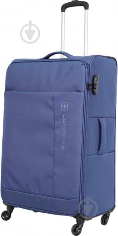 Валіза Compass MS-2501 35 л синій 56x38x20 см S - фото 2 Валіза Compass MS-2501 35 л синій 56x38x20 см S - фото 2