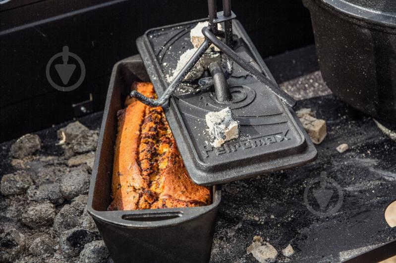 Жаровня чугунная Petromax 2,4 л Loaf Pan with Lid - фото 6