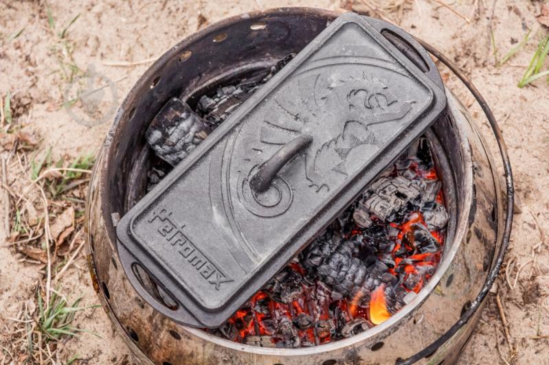 Жаровня чугунная Petromax 2,4 л Loaf Pan with Lid - фото 7