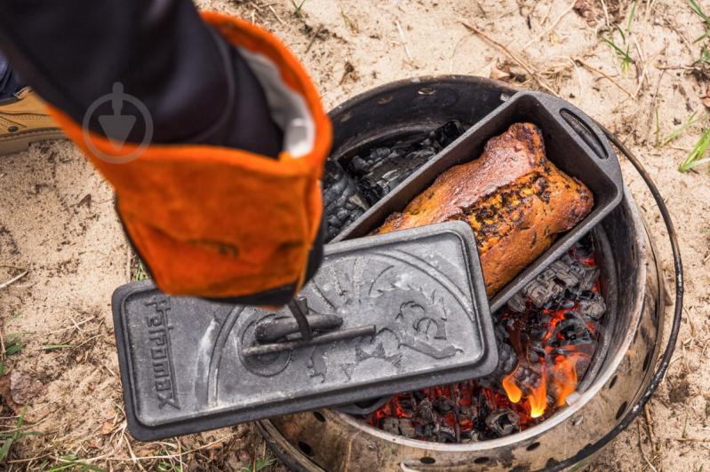Жаровня чугунная Petromax 2,4 л Loaf Pan with Lid - фото 5