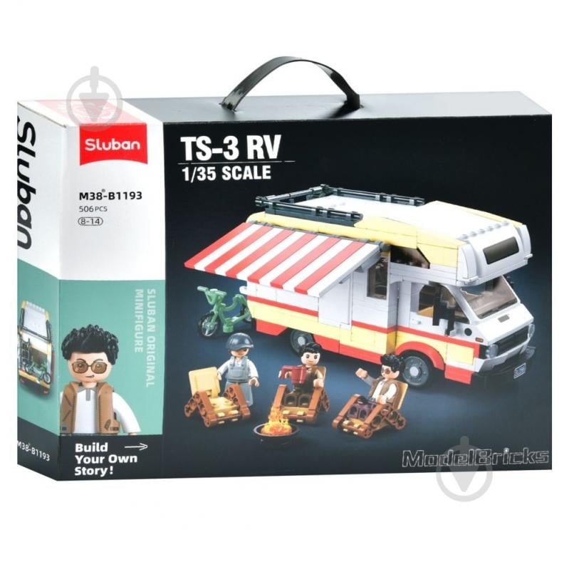 Конструктор Sluban Автофургон M38-B1193 - фото 1 Конструктор Sluban Автофургон M38-B1193 - фото 1