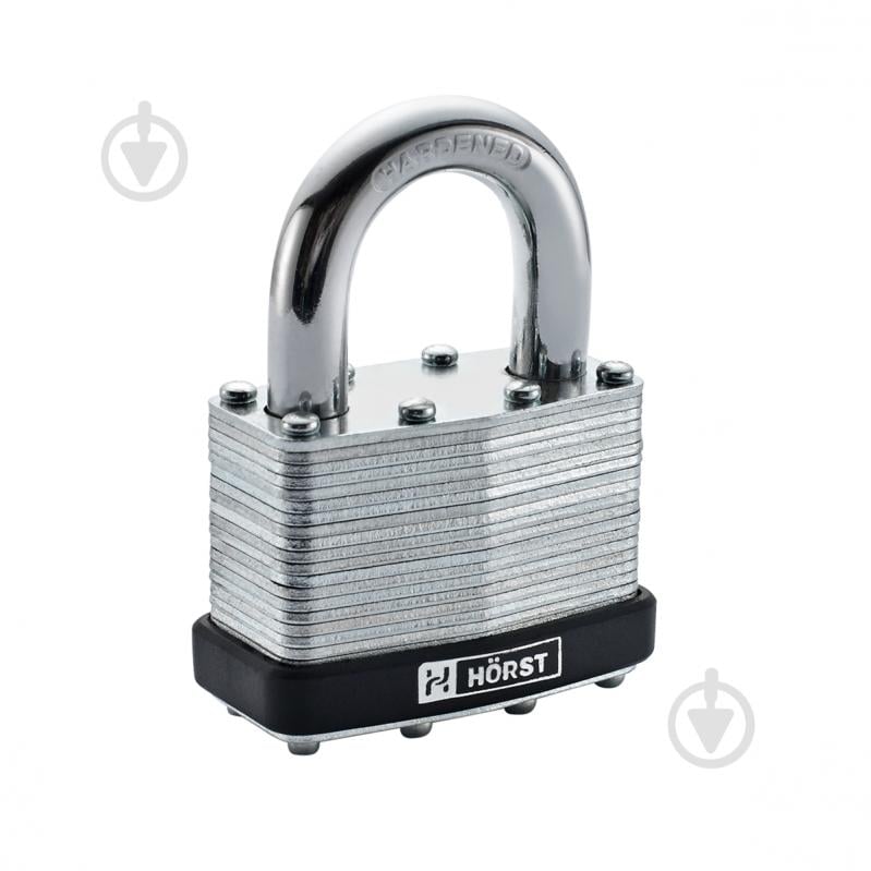 Замок навесной Horst HR-LS-50E открытый (амбарный) - фото 1 Замок навесной Horst HR-LS-50E открытый (амбарный) - фото 1
