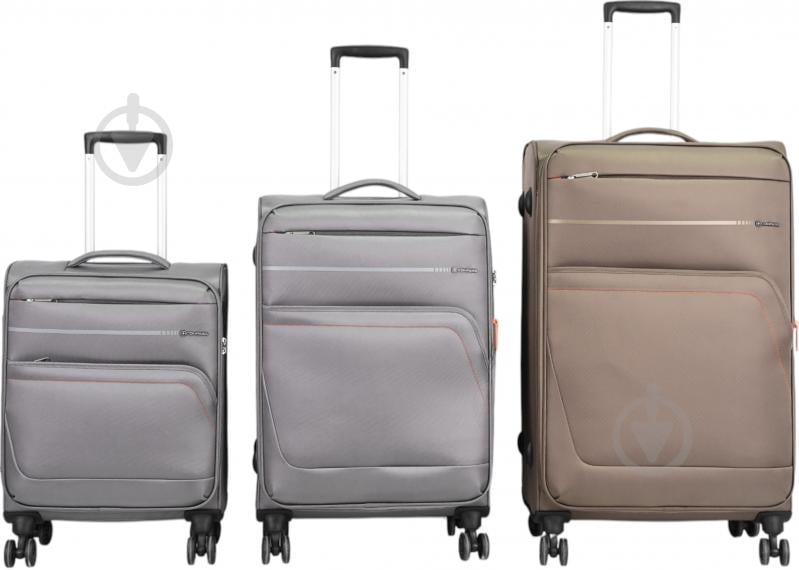 Валіза Compass MS-3006 88 л коричневий 77x48x28 см L - фото 14 Валіза Compass MS-3006 88 л коричневий 77x48x28 см L - фото 14