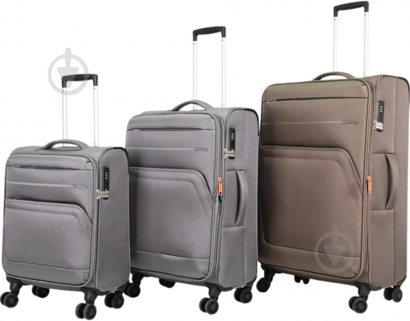 Валіза Compass MS-3006 88 л коричневий 77x48x28 см L - фото 15 Валіза Compass MS-3006 88 л коричневий 77x48x28 см L - фото 15