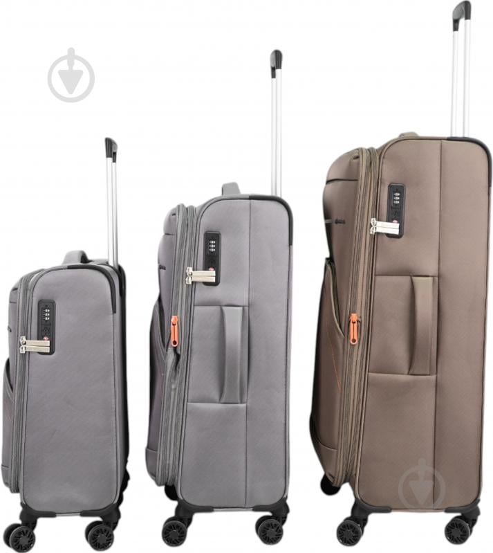 Валіза Compass MS-3006 88 л коричневий 77x48x28 см L - фото 16 Валіза Compass MS-3006 88 л коричневий 77x48x28 см L - фото 16