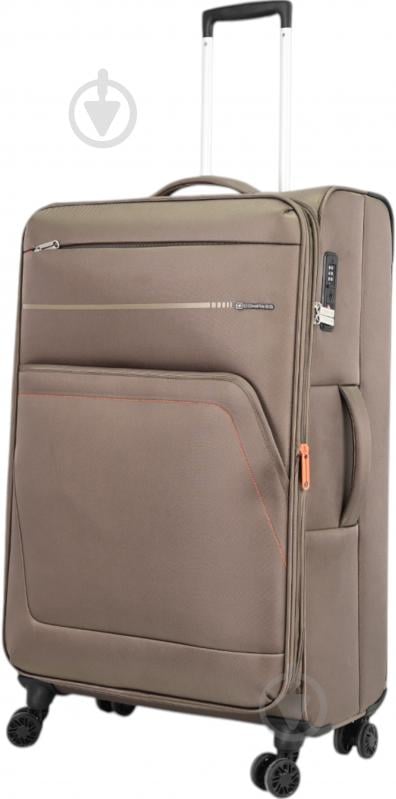 Валіза Compass MS-3006 88 л коричневий 77x48x28 см L - фото 2 Валіза Compass MS-3006 88 л коричневий 77x48x28 см L - фото 2