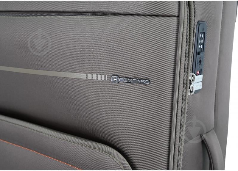 Валіза Compass MS-3006 88 л коричневий 77x48x28 см L - фото 3 Валіза Compass MS-3006 88 л коричневий 77x48x28 см L - фото 3