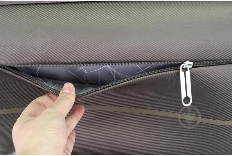 Валіза Compass MS-3006 88 л коричневий 77x48x28 см L - фото 8 Валіза Compass MS-3006 88 л коричневий 77x48x28 см L - фото 8