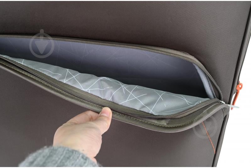 Валіза Compass MS-3006 88 л коричневий 77x48x28 см L - фото 9 Валіза Compass MS-3006 88 л коричневий 77x48x28 см L - фото 9