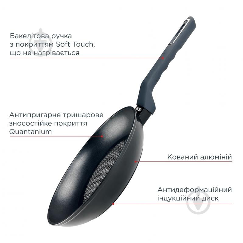 Сковорода Vinzer Onyx Induction Line 50480 - фото 9