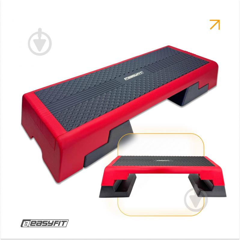 Степпер EasyFit для аэробики 3-ступенчатый - фото 1
