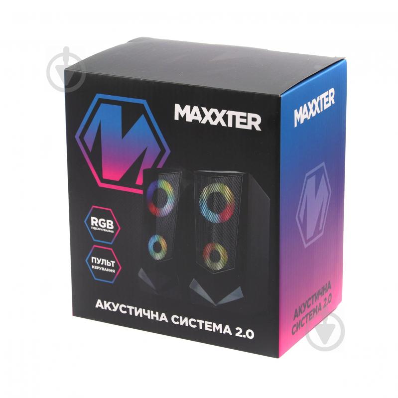 Колонки Maxxter CSP-U003RGB 2.0 black - фото 5