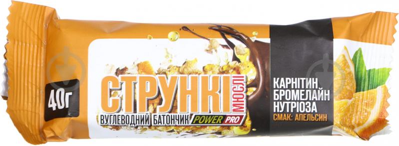 Углеводный батончик POWER PRO Стройные мюсли 40 г - фото 1