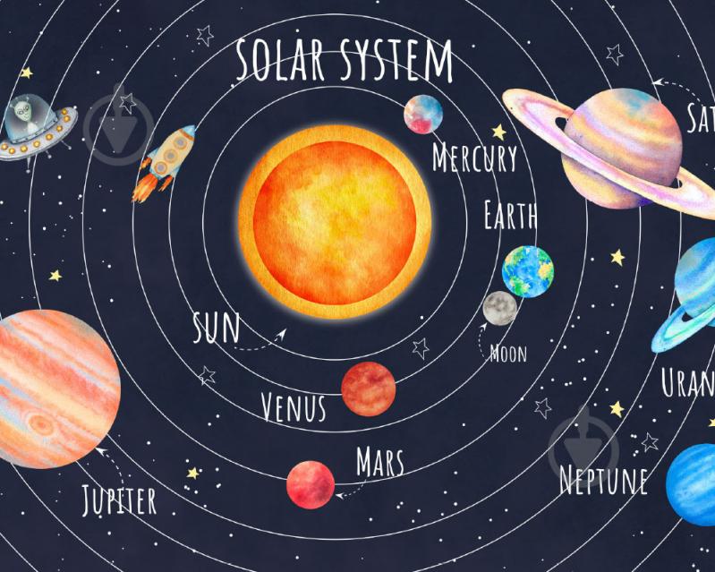 Фотообои De-Cors Солнечная система 70119 265x400 см 10,6 кв.м - фото 1
