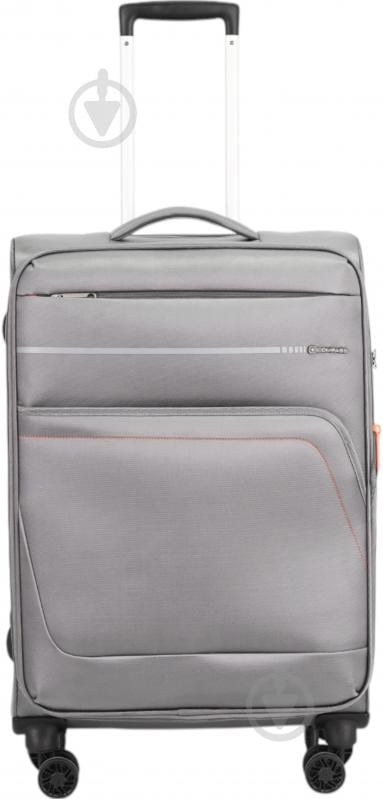 Чемодан Compass MS-3006 62 л серый 69x44x24 см M - фото 1