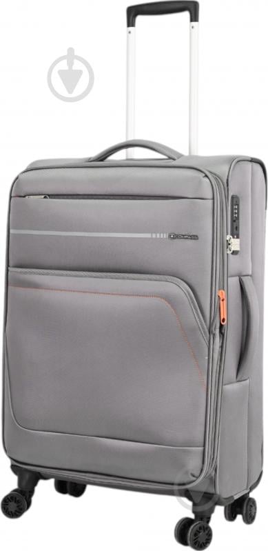 Чемодан Compass MS-3006 62 л серый 69x44x24 см M - фото 2