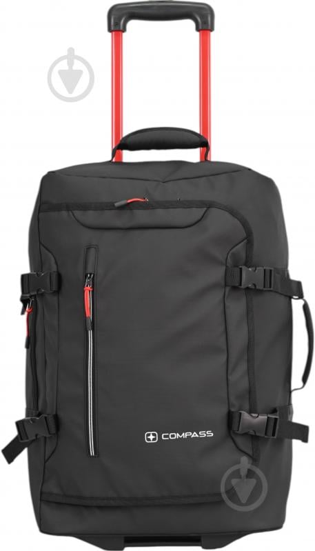 Дорожня сумка Compass MS-3025 90 л чорний 40x33x73 см L - фото 1