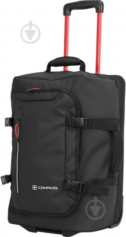 Дорожня сумка Compass MS-3025 58 л чорний 36x27x63 см M - фото 10 Дорожня сумка Compass MS-3025 58 л чорний 36x27x63 см M - фото 10
