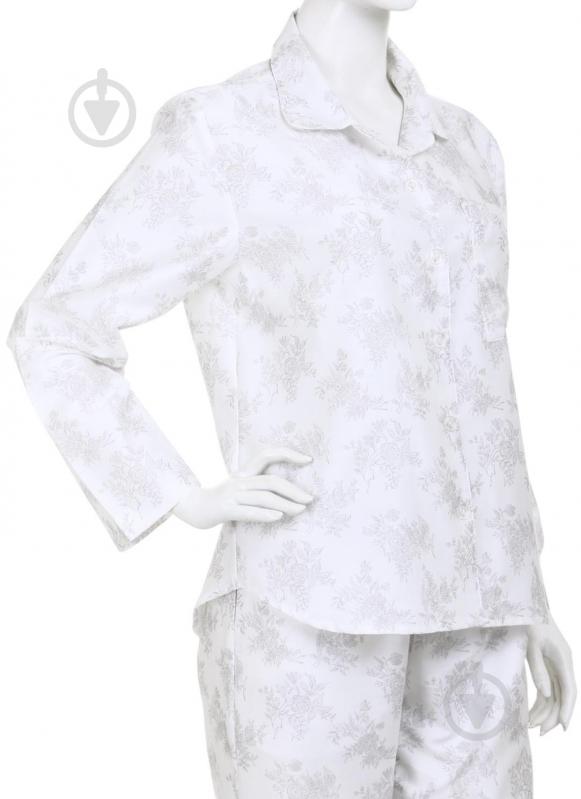 Рубашка Lameirinho Arette с длинным рукавом цветы р. S сатин - фото 2 Рубашка Lameirinho Arette с длинным рукавом цветы р. S сатин - фото 2