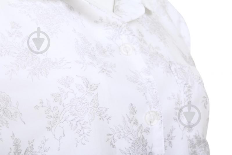 Рубашка Lameirinho Arette с длинным рукавом цветы р. S сатин - фото 4 Рубашка Lameirinho Arette с длинным рукавом цветы р. S сатин - фото 4